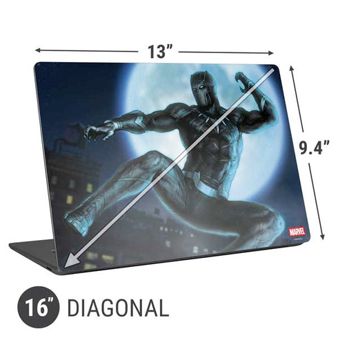 Marvel Black Panther Jumping Through Air Universal Laptop 16in (13 x 9.4in) Skin